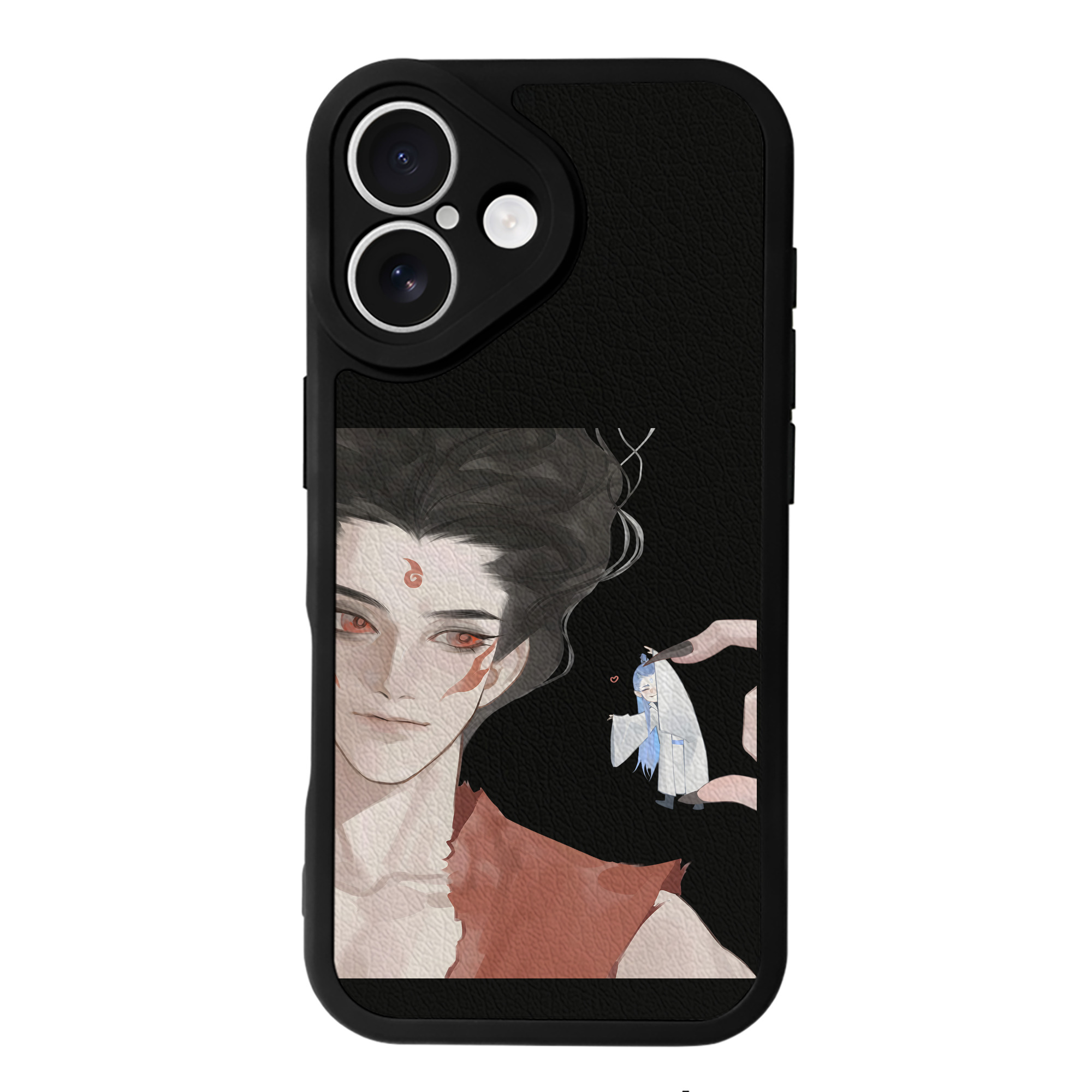 （画像用） Ne Zha 2 ナタ 魔童の大暴れ 【iPhone 16シリーズ対応】シリコンスマホケース（レザー調） 材質：シリコン